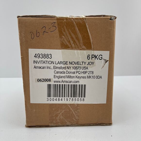 Joy Elegant Black White Holiday Cocktail Party Deluxe Invitations Card 6PKG - Picture 4 of 9